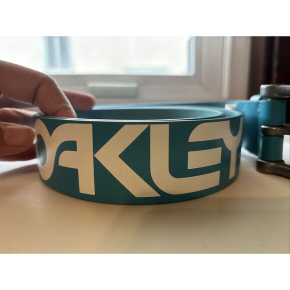 Oakley vintage y2k 2013 belt Spellout Bright Blue main image 11